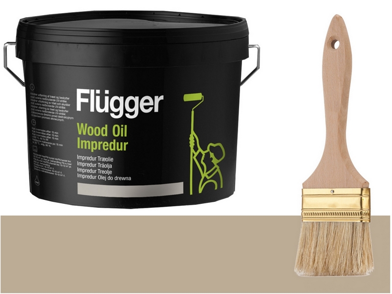 Farba, lak - Palubný olej Flugger Wood Oil Impredur 0,7 L ŠEDÝ