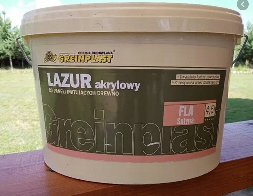 Farba na - Akrylová podložka Greinplast LAZUR FLA, 4,5l