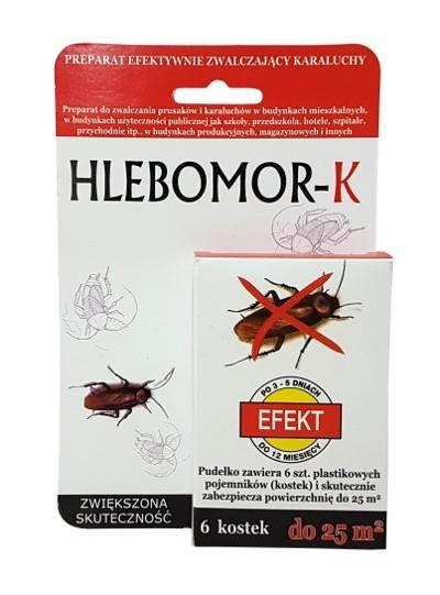 Pasca proti švábom a plošticiam Hlebomor-K 0,1 kg 6 ml