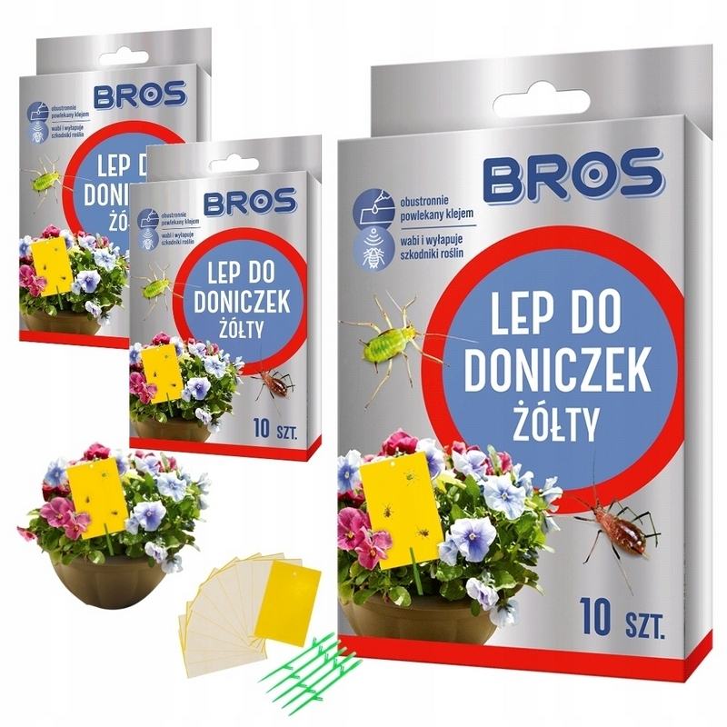 Lepidlo na kvetináče Bros 384 žlté