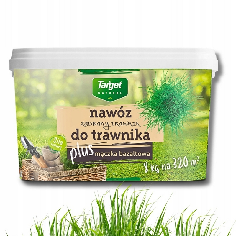 Organické, prírodné hnojivo Target granule 8 kg 1 l