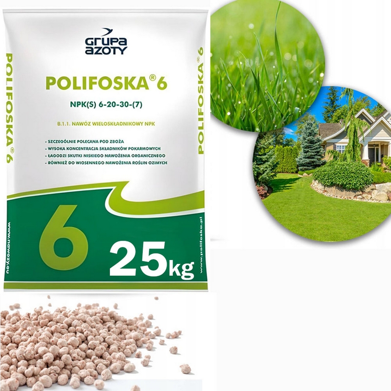 Grupa Azoty viaczložkové hnojivo granule 25 kg 25 l