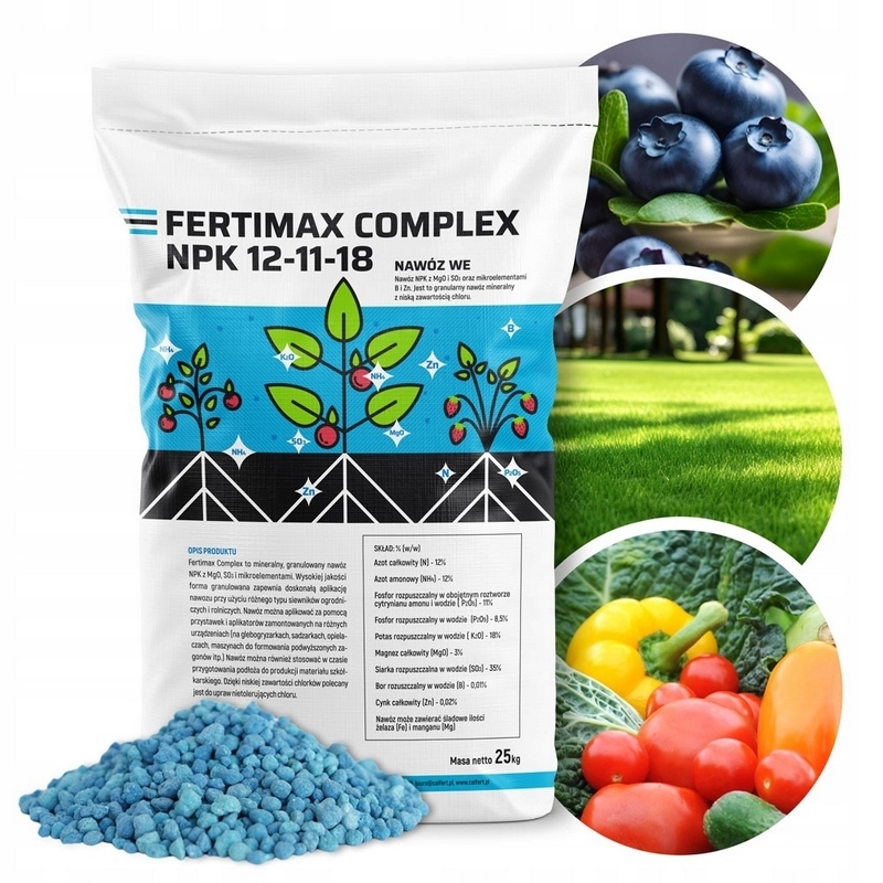 Fertimax viaczložkové hnojivo granule 25 kg