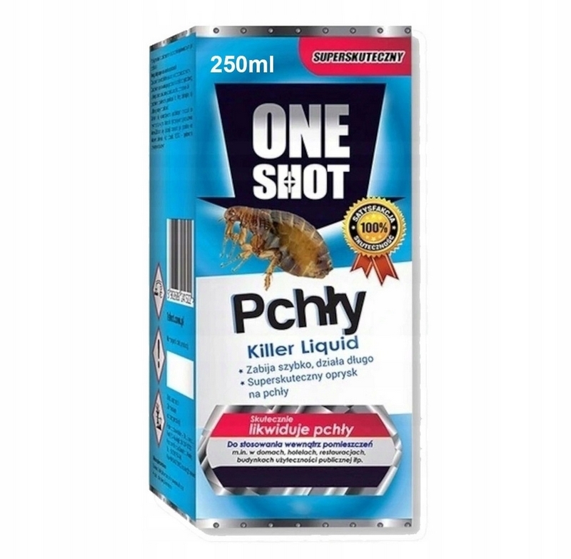 One Shot tekutina proti blchám 0,25 kg 250 ml