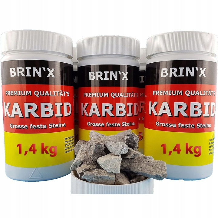 KARBIDOVÉ MOTKY VOLES SUPER KAPACITA 1,4KG 1400G