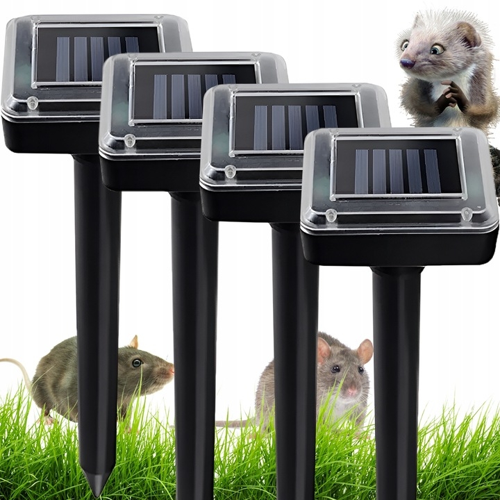 Odpudzovač krtkov hraboše SOLAR SILNÉ D4