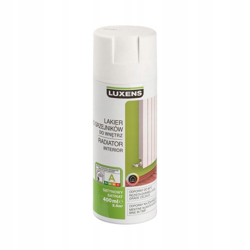 Farba - Lak na radiátor 400 ml Biely satén