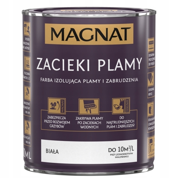 Farba na - MAGNATE PAINT IZOLÁCIA ZNEČISTENIA A ŠKVRNY 0,8L