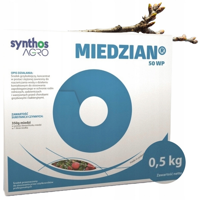 Miedzian 50 WP fungicíd 0,5kg