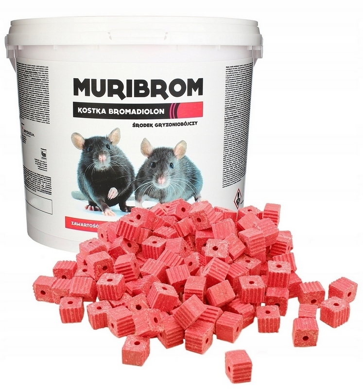 SILNÝ JED PRE Hlodavce MURIBROM KOCKY 5 kg