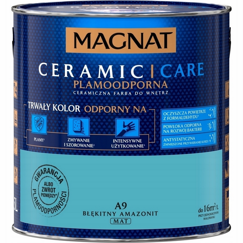 Farba na - Magnat Ceramic Care Blue Amazonite A9 - 2,5 l