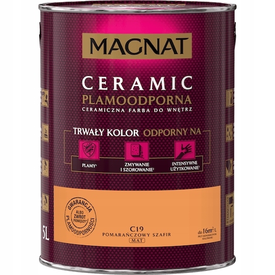 Farba na - Magnat Ceramic Orange Sapphire C19 5L