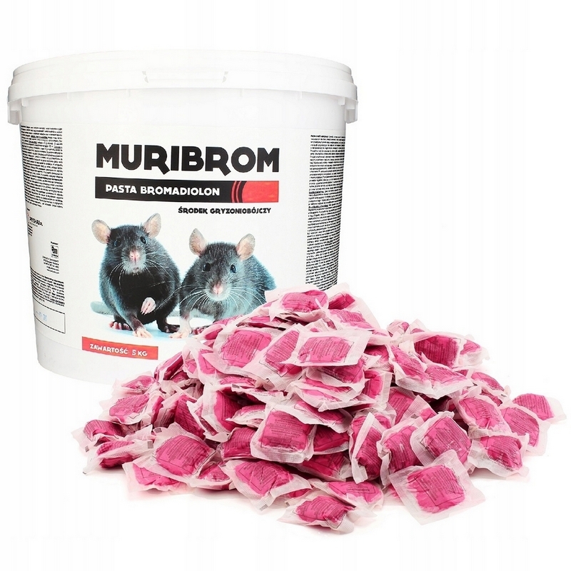 Silný jed pre myši a potkany muribrom pasta 5 kg