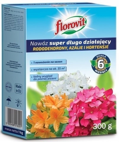 Dlhodobo pôsobiace hnojivo pre Azalea Rhododendrons 300g