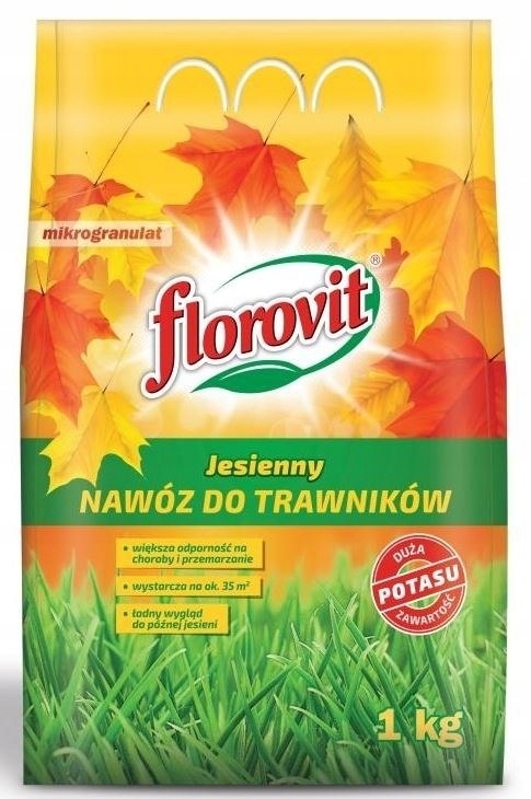 Jesenné hnojivo na trávnik 1 kg Florovit
