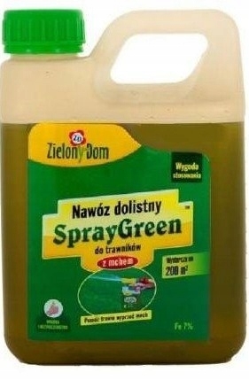 Hnojivo SprayGreen na trávniky s machom - ZAPAS 950m