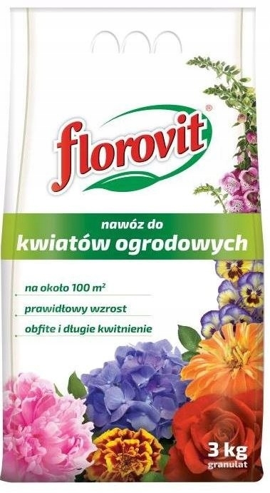 Hnojivo pre záhradné kvety 3 kg Florovit