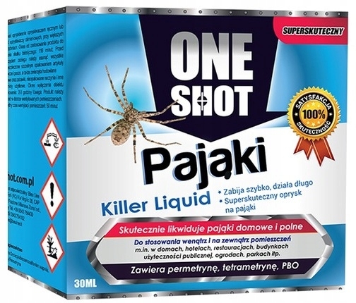 One Shot tekutina proti pavúkom 0,03 kg 30 ml