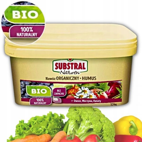Organické hnojivo, prírodné Substral granule 3,5 kg 5 l