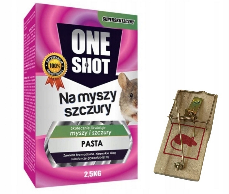 Prilepte jed pre myši a potkany silný 2,5 kg a viac zadarmo