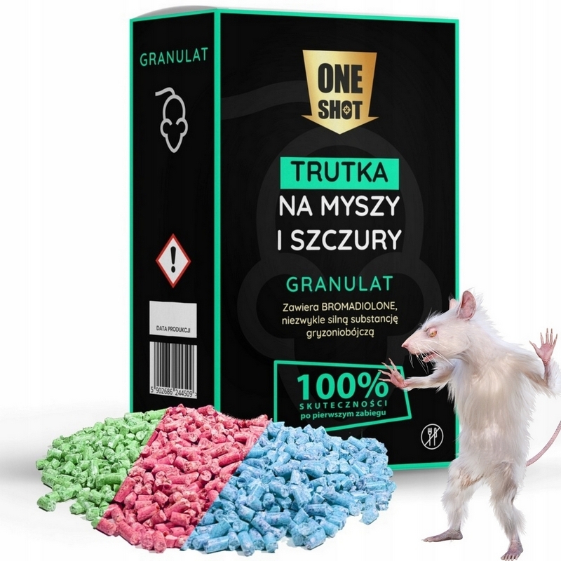 Jed, OneShot jed proti krtkom, kunám, myšiam a potkanom, lesným zvieratám