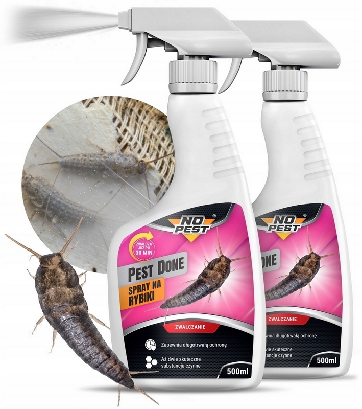 Rozprašovač, aerosól proti striebristým No-Pest 0,5 kg