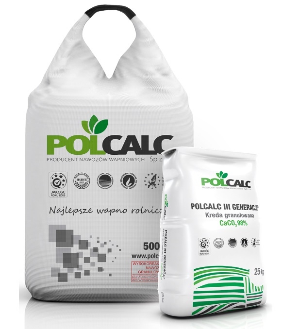 Polcalc 500 kg bb vápno, krieda na granulované hnojivo