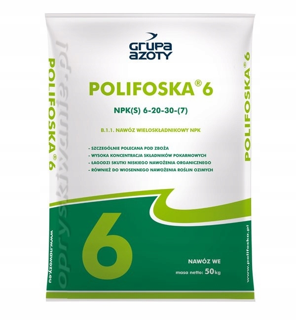 Polifoska 6 300 kg NPK univerzálne hnojivo