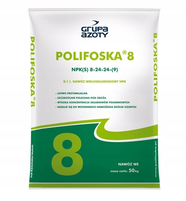 Polifoska 8 50 kg viaczložková Perfektné pre ZÁKON