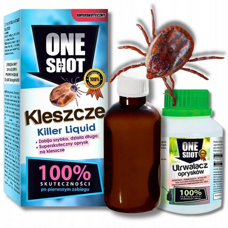 One Shot tekutina proti kliešťom 0,5 kg 250 ml