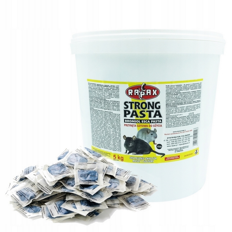 RAPAX 5KG RATOVÁ JEDLÁ MYŠIACA PASTA