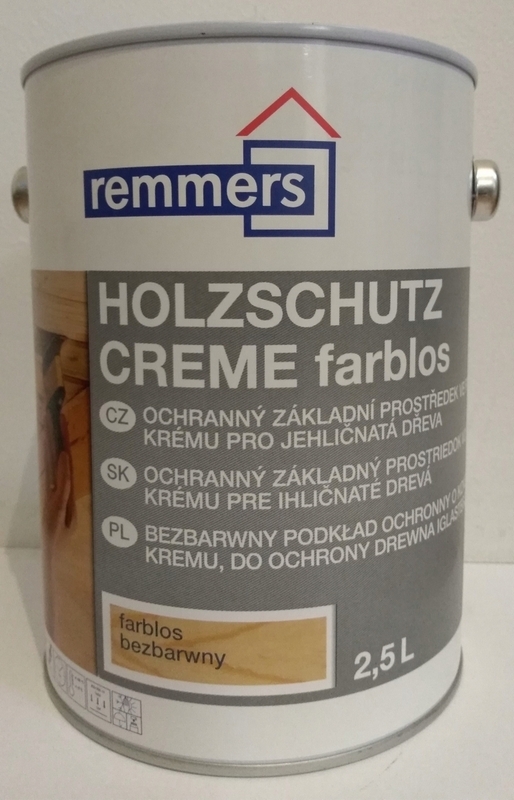 Farba, lak -  Remmers impregnačný krém 3v1 bezfarebný 2,5L