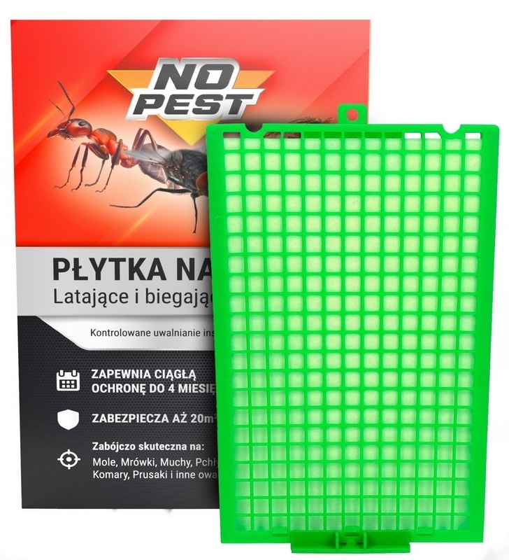 Proti švábom, komárom, moliam, mravcom, muchám, plošticám, strieborným rybám No-Pest