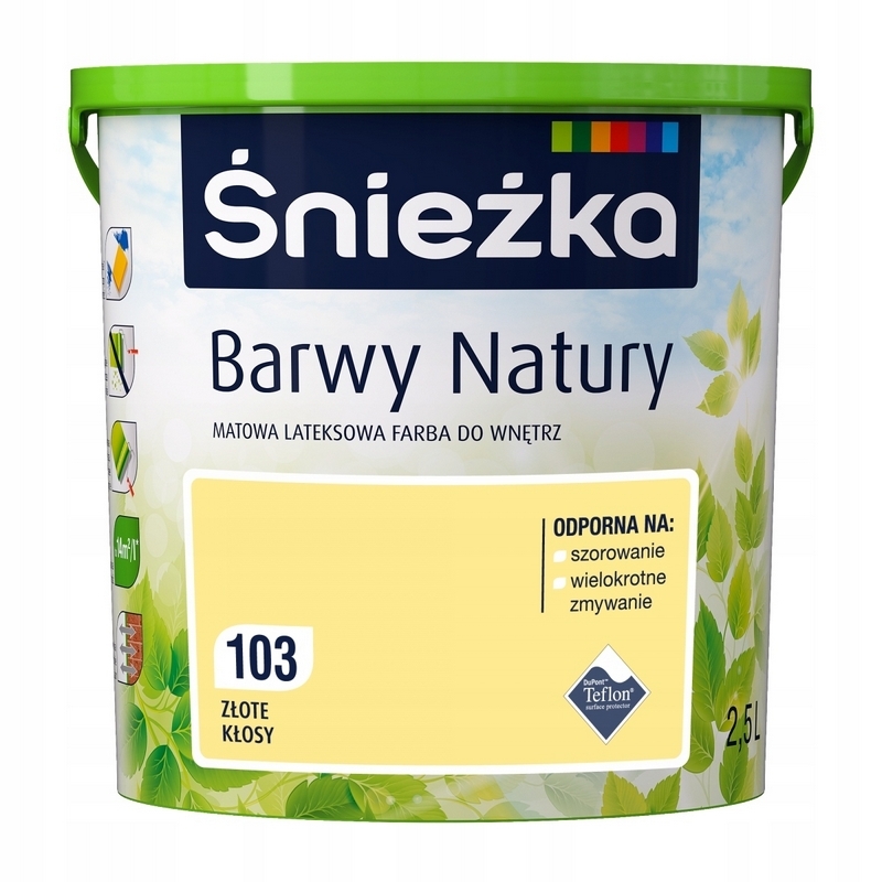 Farba na - ŚNIEŻKA FARBY PRÍRODY ZLATÉ UŠI 103 5L