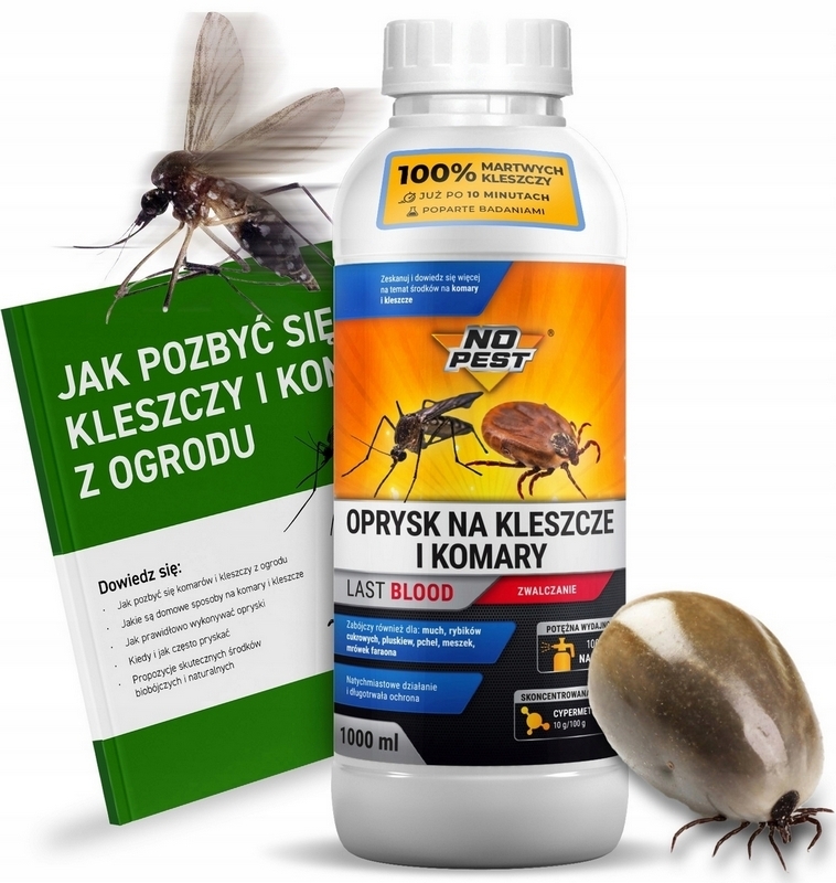 Tekutý prípravok proti kliešťom a komárom No-Pest 1 kg 1000 ml