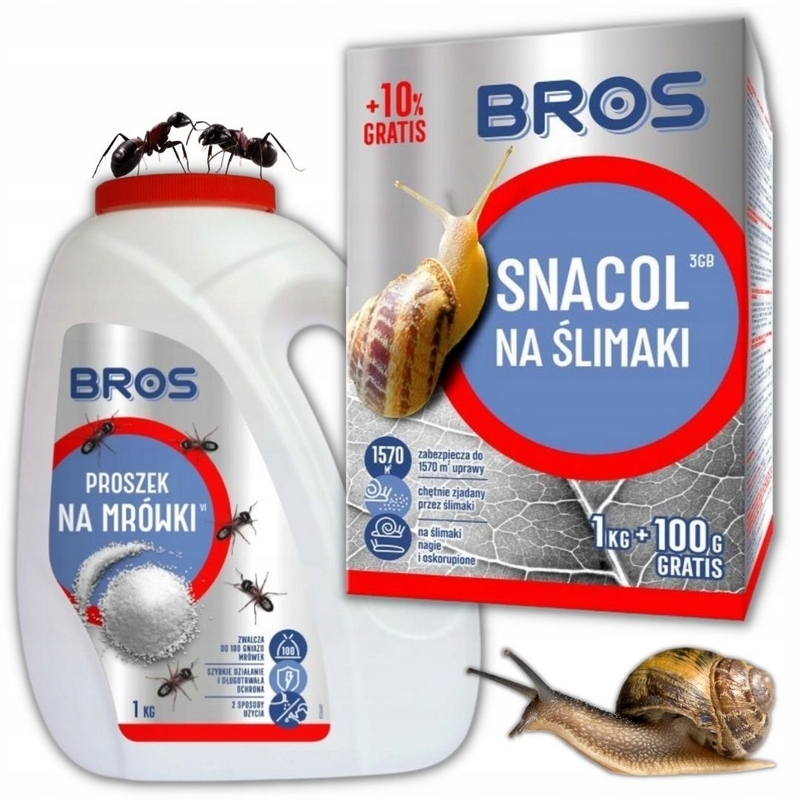 Bros Snacol odpudzovač slimákov 1,1 kg