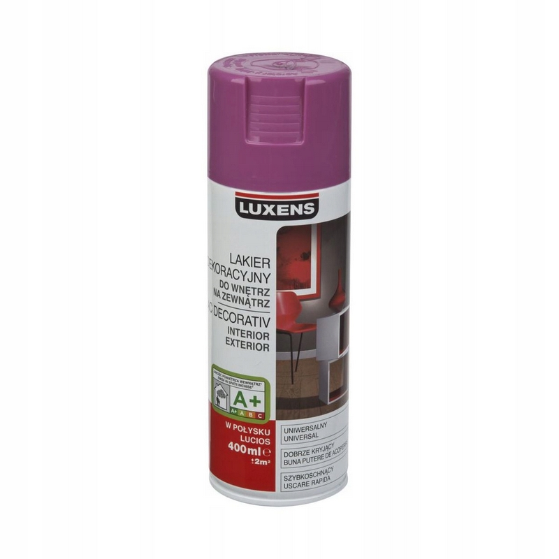 Farba - FARBA V spreji 0,4 l Lilac Gloss LUXENS