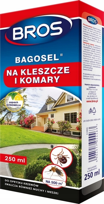 Postrek na kliešte proti komárom v záhrade