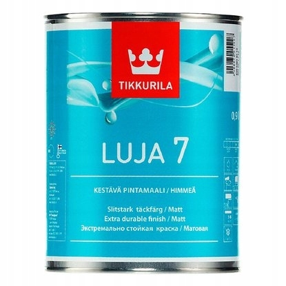 Farba na - TIKKURILA Luja 7 MAT 0,9l FARBY odolné voči vlhkosti