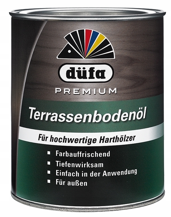 Farba, lak -  Terassenbodenöl drevný olej 2,5 l duglaska