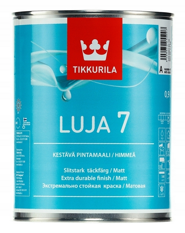 Farba na - Tikkurila Luja 7 0,9 L - matná - biela