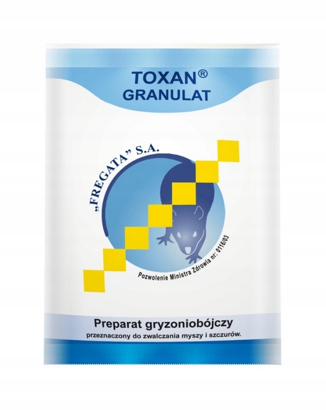 Granule toxánu 3 kg fregaty