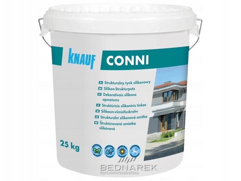 Knauf CONNI S silikónová fasádna omietka 25kg