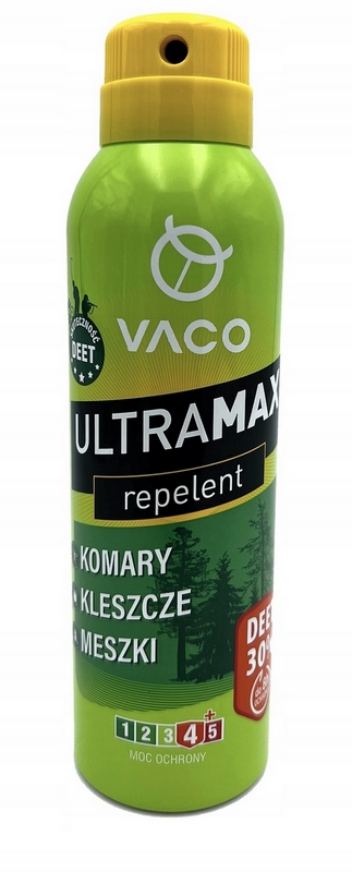 VACO ULTRAMAX sprej na komáre, kliešte a pakomáre DEET 30% - 170 ml