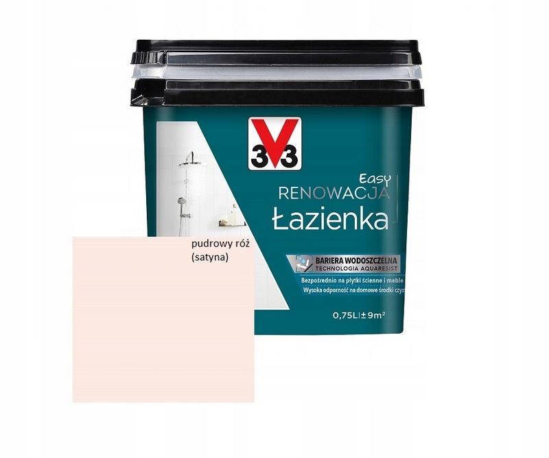 Farba na - V33 Ľahká renovácia KÚPEĽŇA 0,75L prášková ružová