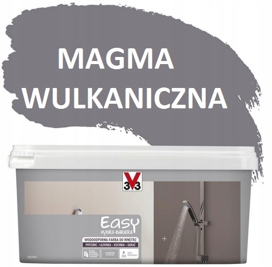 Farba na - V33 VODEODOLNÁ FARBA EASY HYDRO-BARIÉRA magma