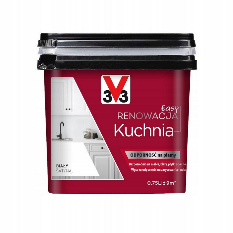 Farba na - V33 ľahká RENOVÁCIA KUCHYNĚ 750ml BIELA