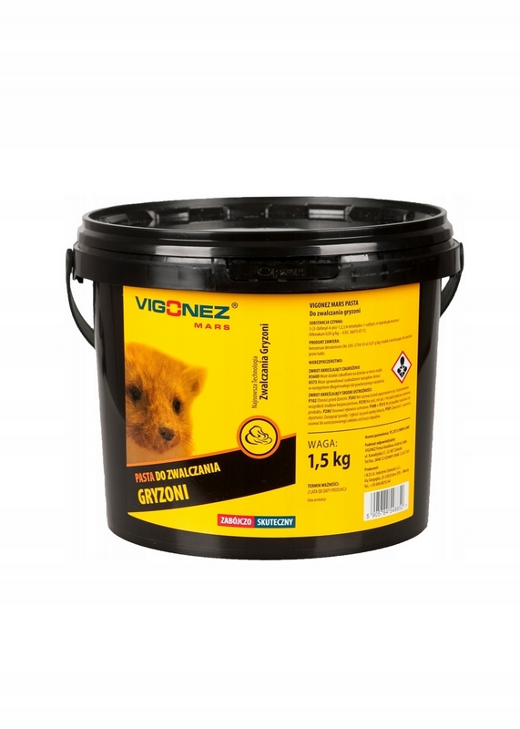 VIGONEZ MARS Pasta na boj s hlodavcami 1,5 kg