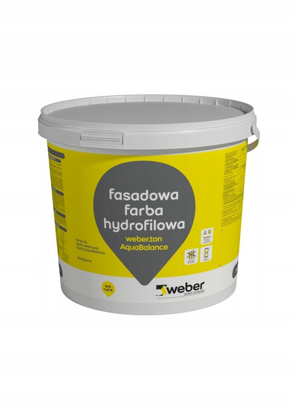 Farba na - Hydrofóbna fasádna farba Weber AquaBalance 25kg