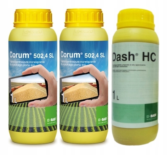Sada 2 x 1 L CORUM 502,4SL + 1 x 1 L DASH - BASF